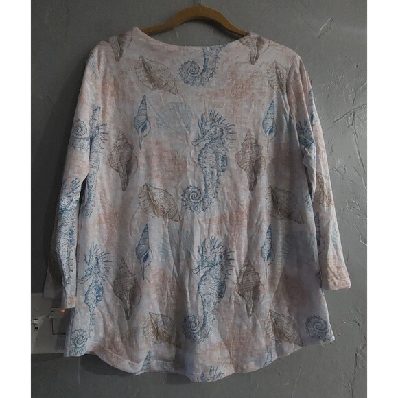 Astrologíe Tops Blouse Women L Polyester, Cotton, Spandex, 20 Inch Of Armp To... - Picture 9 of 11